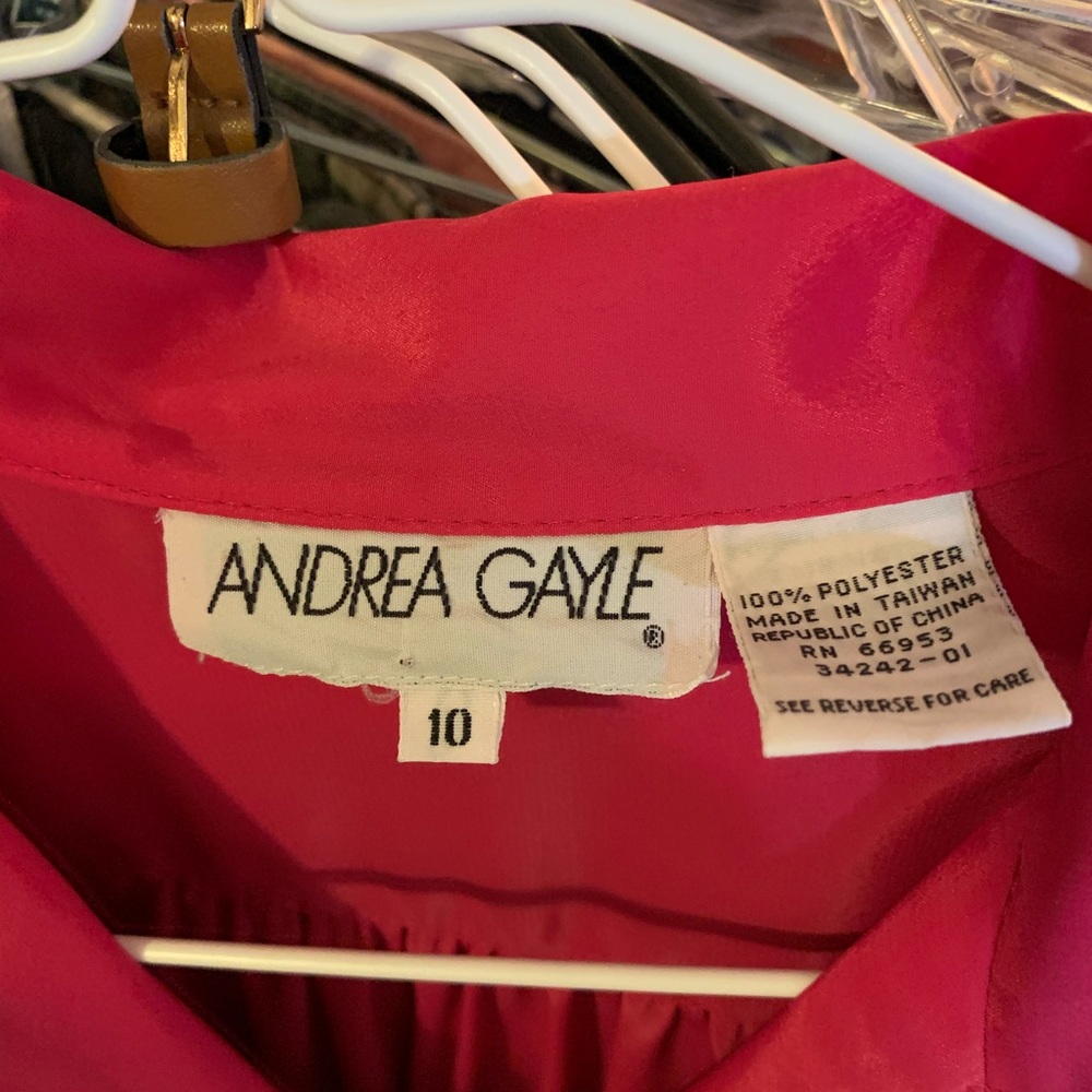 Andrea Gayle || vintage hot pink dress - Picture 5 of 5